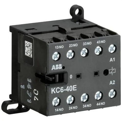 Entrega Rápida MINICONTACTOR KC6-40E AUXILIAR 24V CC TORNILLO