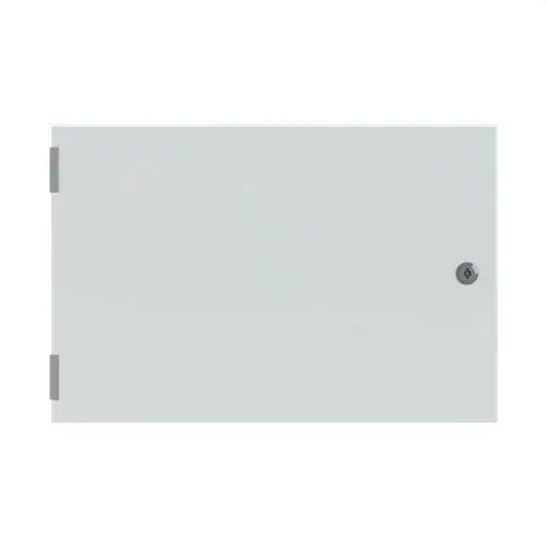 ARMARIO CON PUERTA CIEGA + PLACA TRASERA 400x600x200mm GRIS CLARO RAL 7035 Certificado