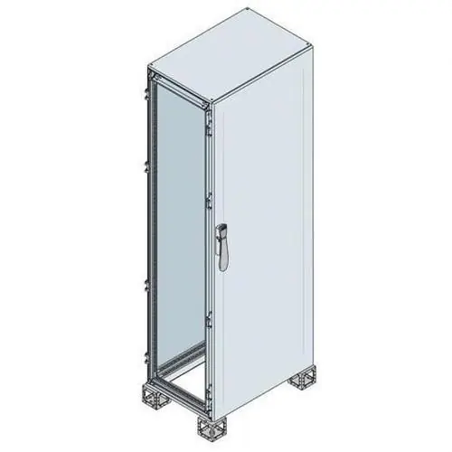 Promoción ARMARIO CON PUERTA CIEGA 1800x1000x600mm GRIS CLARO RAL 7035