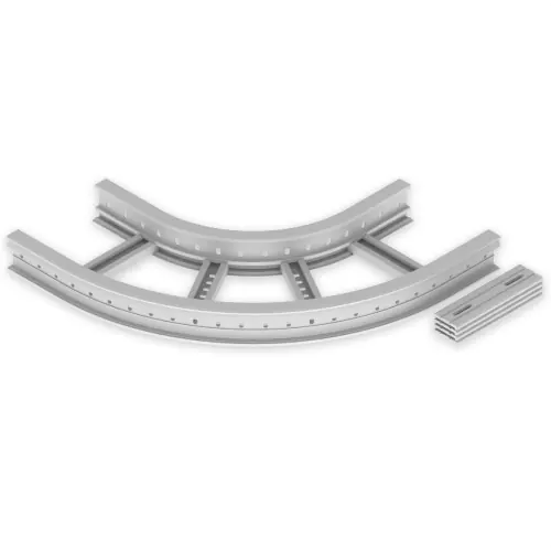Barato CURVA PLANA DE 90º 85x300 R300 U23X GRIS RAL7035