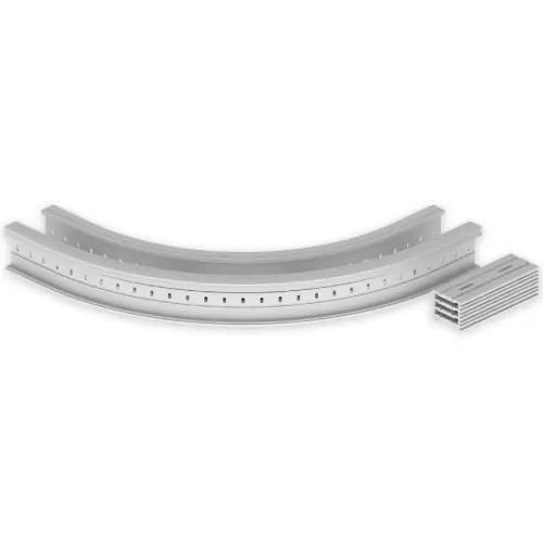 Rebajas CURVA PLANA DE 90º 135x200 R600 U23X GRIS RAL7035