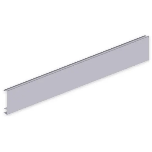 CUBIERTA CANAL 93 ANODIZADO GRIS 65 ALUMINIO Liquidación