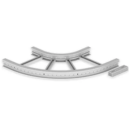 A Buen Precio CURVA PLANA DE 90º 85x500 R300 U23X GRIS RAL7035