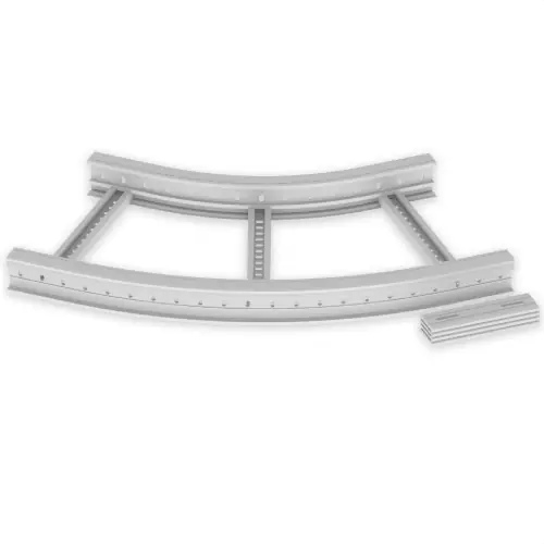 Devolución Gratuita CURVA PLANA DE 45º 85x500 R600 U23X GRIS RAL7035