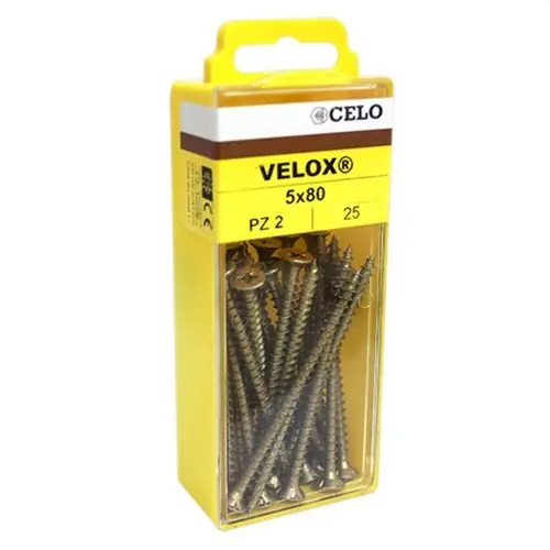 Última Oportunidad JUEGO DE TORNILLOS MADERA VELOX 4x20 BICROMATADO (145 UNIDADES)