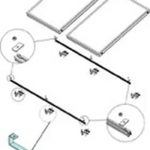 SOPORTE TEJA BAJA CON RASTREL 2 CAPTADORES Comprar En Línea