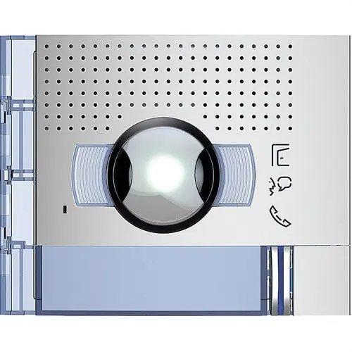PLACA FRONTAL A/V GRAN APERTURA 1 PULSADOR 1 COLUMNA ACABADO ALLMETAL Imprescindible (Must-Have)