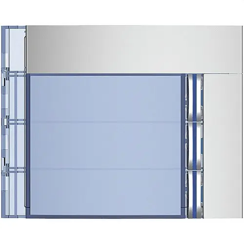Oferta De Temporada PLACA FRONTAL PULSADOR 3 PULSADORES 1 COLUMNA ACABADO ALLMETAL