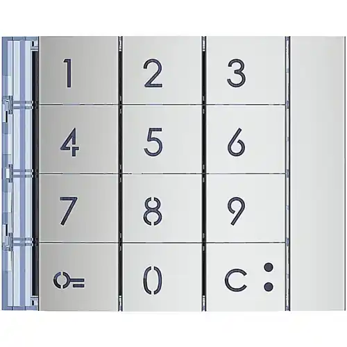 PLACA FRONTAL MÓDULO TECLADO ACABADO ALLMETAL Precio Económico