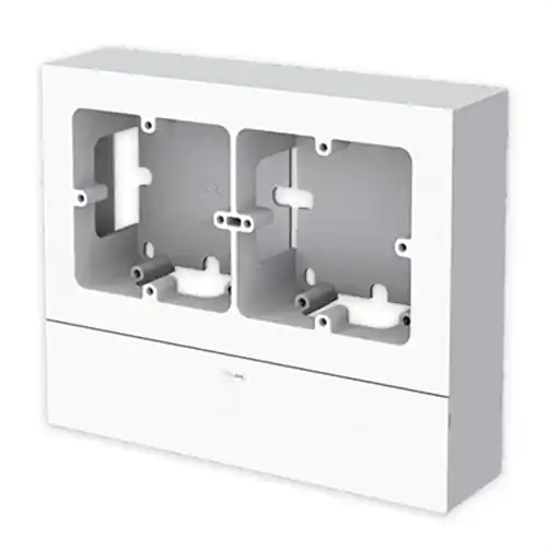 ADAPTADOR 2 MECANISMOS UNIVERSAL U24X PVC BLANCO NIEVE Rebajas