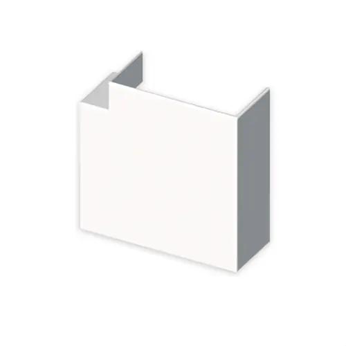 ANGULO PLANO PVC 72/73 Y 70 U24X BLANCO NIEVE Certificado