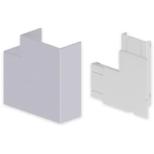 ANGULO PLANO 50x100 U24X PVC ALUMINIO Entrega Rápida
