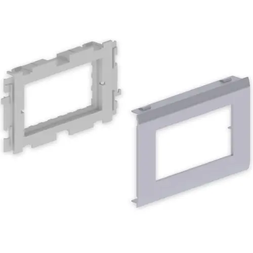 ADAPTADOR 4 MÓDULO MOSAIC 80 U24X PVC ALUMINIO Marca Reconocida