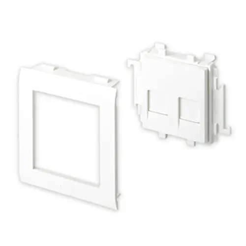 Más Vendido ADAPTADOR 1 MECANISMO SYSTIMAX U24X 65mm BLANCO NIEVE