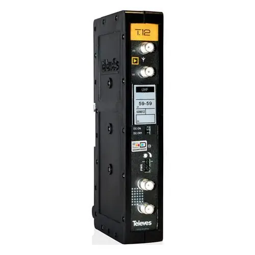Venta Final AMPLIFICADOR MONOCANAL T12 SELECTIVO UHF 470-862MHz
