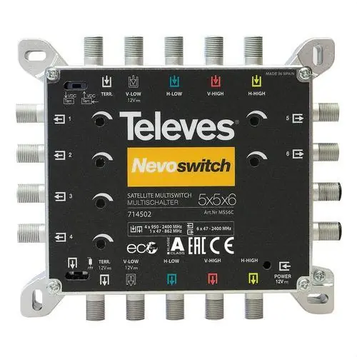 MULTISWITCH NEVOSWITCH 5x5x6 TERMINAL CASCADA Compra Ahora