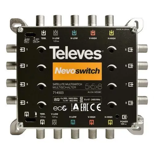 Mejor Precio MULTISWITCH NEVOSWITCH 5x5x8 TERMINAL CASCADA
