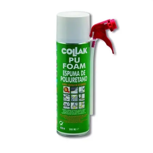 ESPUMA POLIURETANO FOAM 500ml CÁNULA CON GUANTES Oferta Especial