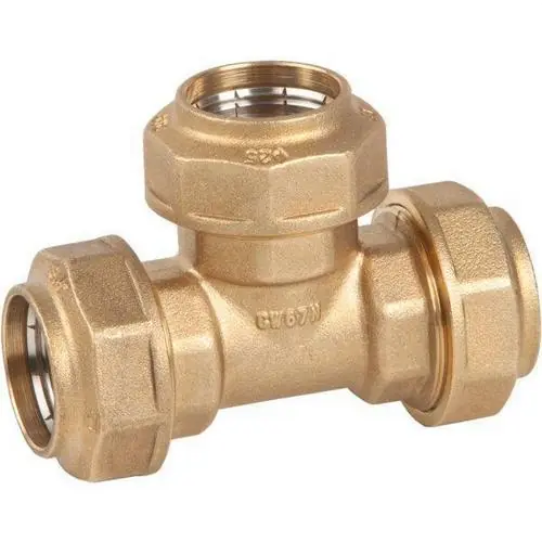 RÁCOR T TRIPLE ACOPLAMIENTO 1.1/4"x40 PN16 LATÓN Compra Hoy