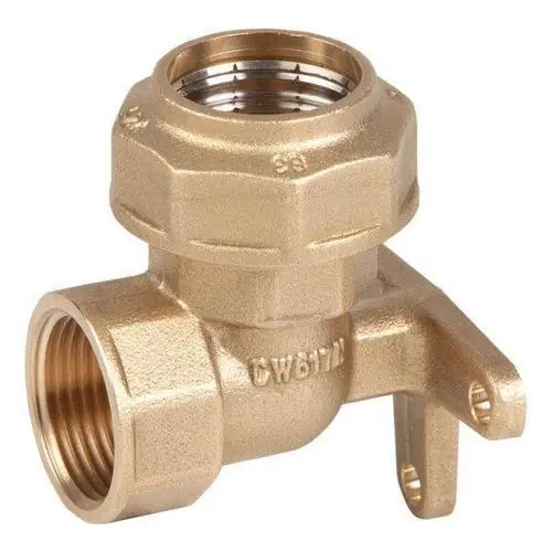 Última Oportunidad RÁCOR L H FIJACIÓN PARED 1"x32 PN16 LATÓN