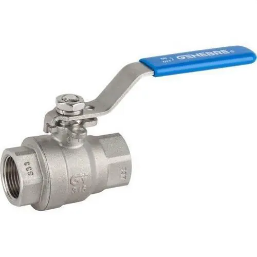VÁLVULA ESFERA PASO TOTAL 2 PIEZAS 1/2" INOXIDABLE Precio Bajo