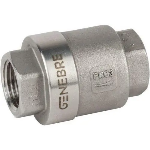 VÁLVULA RETENCIÓN DISCO PN63 3/4" INOXIDABLE Stock Limitado