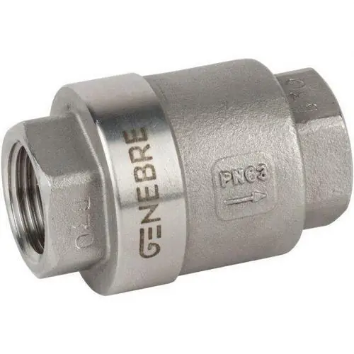 VÁLVULA RETENCIÓN DISCO PN63 1.1/4" INOXIDABLE Última Versión