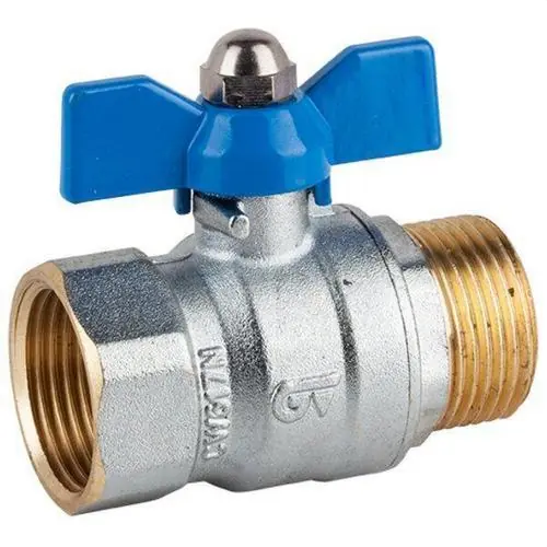 VÁLVULA ESFERA M-H 3/4" PRESTIGE PN25/16 AZUL Última Versión