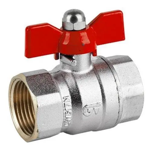 Última Versión VÁLVULA ESFERA H-H 3/8" PRESTIGE PN25/16 ROJO
