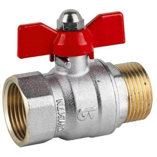Precio De Fábrica VÁLVULA ESFERA M-H 3/8" PRESTIGE PN25 ROJO