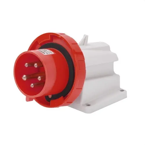 CLAVIJA FJA.PARED 90° CONEXIONADO TORN.3P+N+T 32A 380-415V 50-60Hz 6h RJ IP67 Pago Seguro