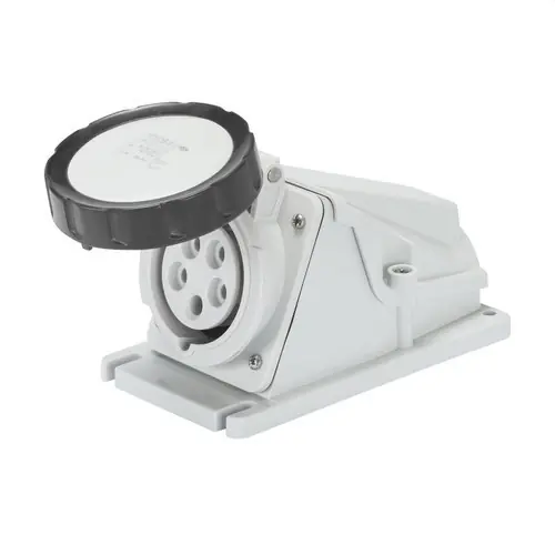BASE FJA.PARED 90° CONEXIONADO TORN.3P+N+T 32A 480-500V 50-60Hz 7h NG IP67 Última Versión