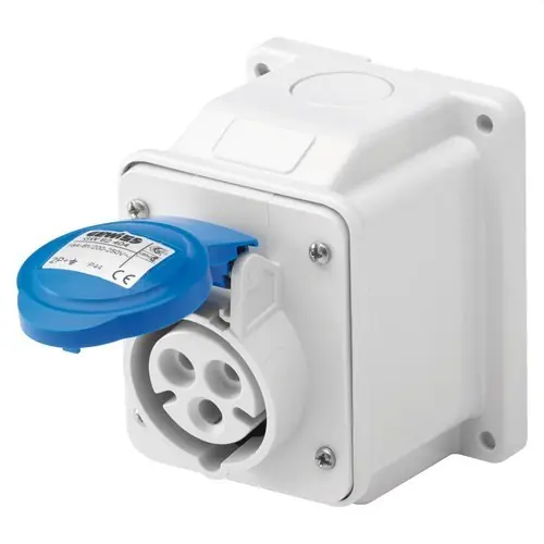 Envío Gratis BASE FJA.PARED 10° IP44 2P+T 16A 200-250V 50-60Hz 6h CONEXIONADO TORN.AZ