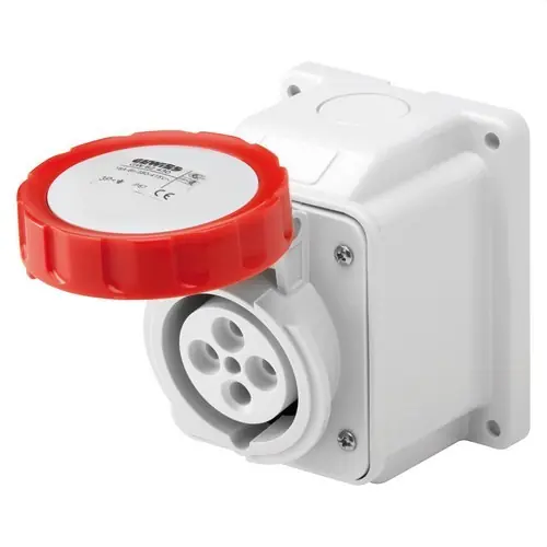 Oferta Flash BASE FJA.PARED 10° IP67 3P+T 16A 380-415V 50-60Hz 6h CONEXIONADO TORN.RJ