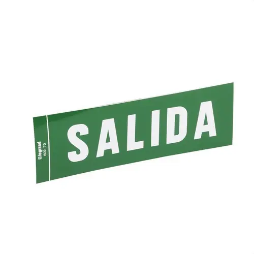 Venta Final ETIQUETA SEÑALIZACIÓN SALIDA