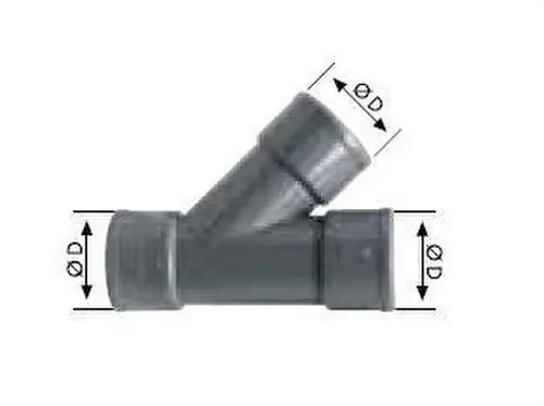 DERIVACIÓN SIMPLE H-H DS-22 DIÁMETRO 160 45° Bestseller