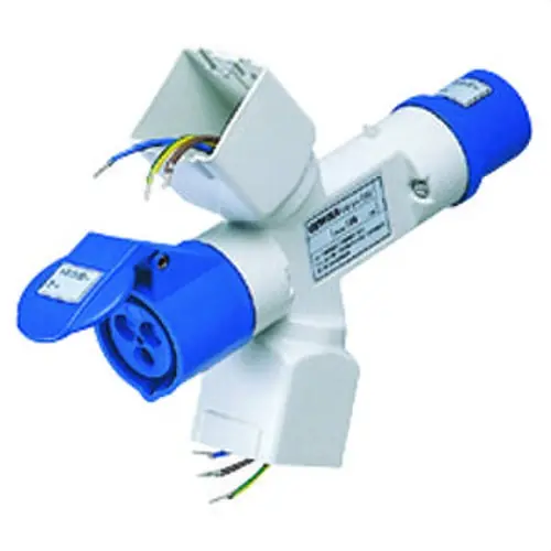 Oferta Flash DERIVADOR ADPR.MOV.IP44 CLAV.2P+T 16A 230V AC 50-60Hz+1 BA.2P+T 16A 230V AC