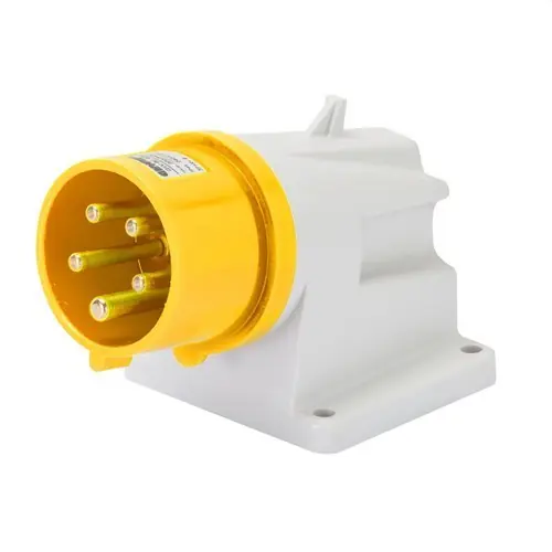 CLAVIJA FJA.PARED 90° CONEXIONADO TORN.2P+T 16A 100-130V 50-60Hz 4h AM.IP44 Pago Seguro