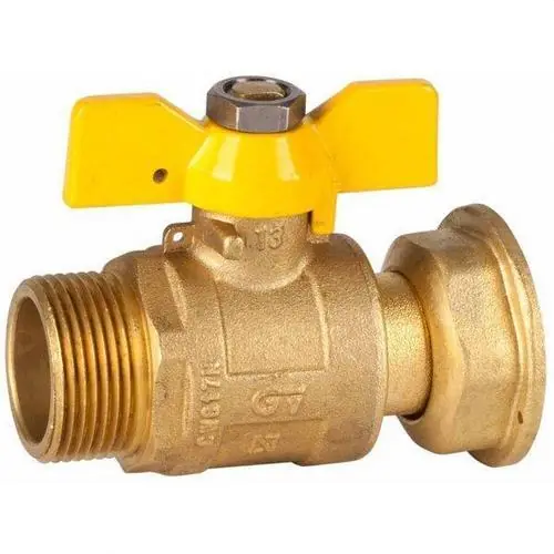 VÁLVULA RECTA GAS M-H DESLIZANTE 7/8" PALOMILLA LATÓN Envío Gratis
