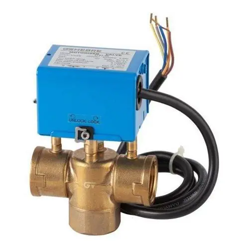 Oferta Limitada VÁLVULA MOTORIZADO 3 VÍAS ON/OFF MUELLE 1"