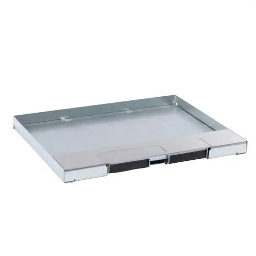 Precio Económico TAPA PARA CAJA DE SUELO SIN MARCO 12/18 MÓDULOS ACABADO EN ACERO INOXIDABLE