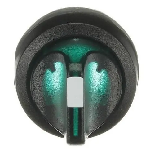Liquidación SELECTOR M3SS1-11G LUMINOSO CORTO 3 POSICIONES VERDE