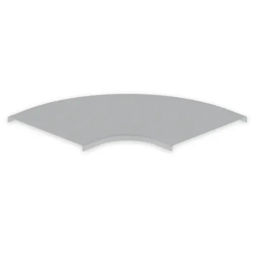 A Buen Precio TAPA CURVA PLANA DE 90° GRIS RAL7038 400 U48X