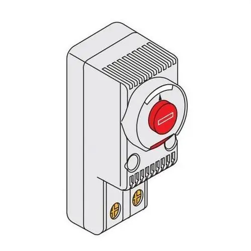 TERMOSTATO IS2 NC IP30 -10A80C RAL 7035 Última Versión
