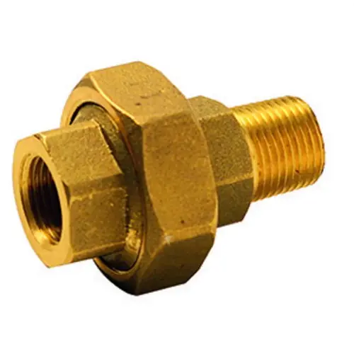 Alta Calidad UNIÓN PLANA FIGURA 331 CON JUNTA M-H 3/4" LATÓN