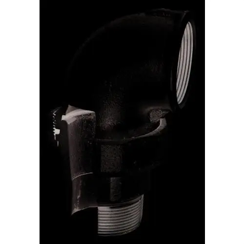 CODO JUNTA CÓNICA FIGURA 98 M-H 3/4" NEGRO Última Oportunidad