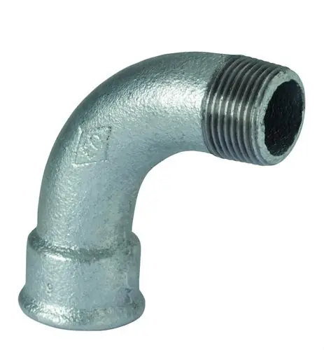 CURVA 90° FIGURA 1 M-H 1/4" GALVANIZADO Precio Rebajado