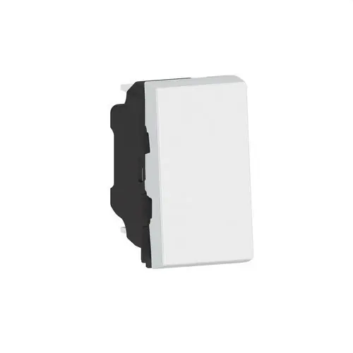 Solo Hoy PULSADOR MOSAIC EASYLED 1 MÓDULO, 1 VÍA, 6A, 250V, BLANCO