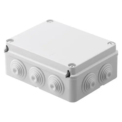 Envío Exprés CAJA DERIV.TP.BAJA ATLLDA.PDS.PCABL.960°C 190x140x70mm GR RAL7035 IP55