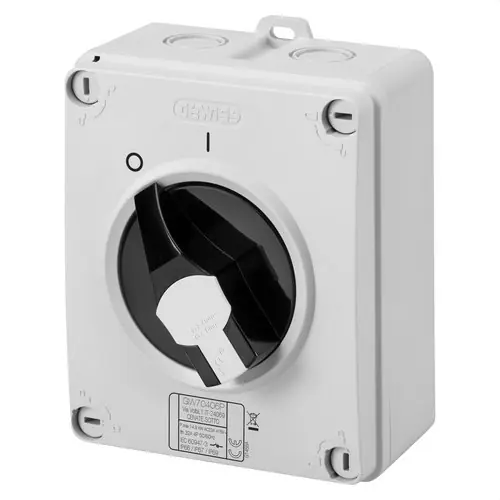 Rebajas INTERRUPTOR ROT.HP CJ.MAT.AISL.MDO.MTA.NG 2P 16A IP66/67/69
